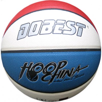 Мяч баскетбольный №7 DOBEST (PU) 885 PK Сине-красно-белый