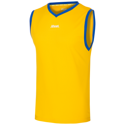 Майка баскетбольная JBT-1020-TEE-047, желтый/синий