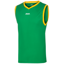 Майка баскетбольная JBT-1020-034, зеленый/желтый, детская