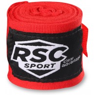 Бинт боксёрский RSC Эластик RSC006 3,0 м Красный