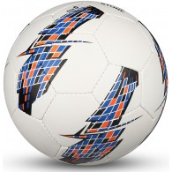 Мяч футбольный №5 INDIGO STONE Облегченный тренировочный (PU) IN028 Бело-сине-оранжевый