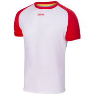 Футболка футбольная JFT-1011-012, белый/красный, детская