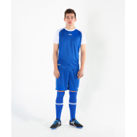 Футболка футбольная JFT-1011-071, синий/белый, детская