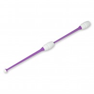 Булавы для художественной гимнастики вставляющиеся INDIGO IN017 36 см Фиолетово-белый