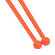 Булавы для художественной гимнастики У717, 45см, оранжевый