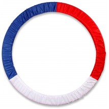 Чехол для обруча "Триколор" INDIGO SM-264 60-90 см Бело-сине-красный