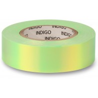 Обмотка для обруча на подкладке INDIGO зеркальная RAINBOW IN151 20мм*14м Зелено-желто-лимонный