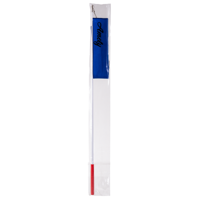 Лента для художественной гимнастики AGR-301 4м, с палочкой 46 см, синий