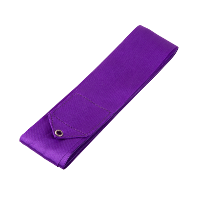 Лента для художественной гимнастики AGR-301 6м, с палочкой 56 см, фиолетовый