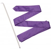 Лента гимнастическая с палочкой 50 см СЕ4 4,0 м Фиолетовый