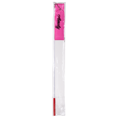 Лента для художественной гимнастики AGR-301 4м, с палочкой 46 см, розовый