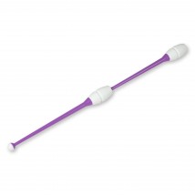 Булавы для художественной гимнастики вставляющиеся INDIGO IN018 41 см Фиолетово-белый