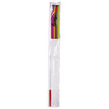Лента для художественной гимнастики AGR-201 6м, с палочкой 56 см, радуга