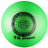 Мяч для художественной гимнастики металлик 300 г I-1 15 см Зеленый