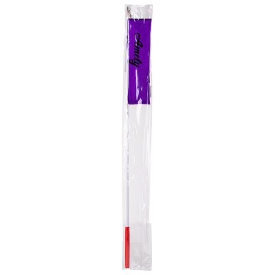 Лента для художественной гимнастики AGR-301 6м, с палочкой 56 см, фиолетовый
