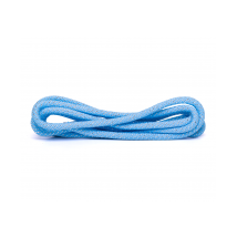 Скакалка для художественной гимнастики RGJ-403, 3м, голубой/серебряный, с люрексом