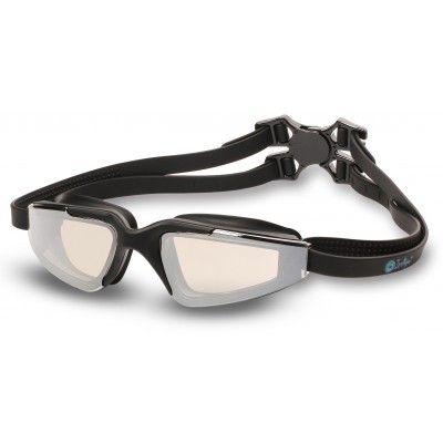 Очки для плавания детские INDIGO GRAPES зеркальные S977M Черный
