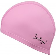 Шапочка для плавания ткань прорезиненная с PU пропиткой INDIGO IN048 Розовый